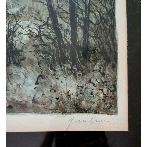 Bernard Gantner SIGNED Art Limited Numbered Lithograph Authenticated Framed - Picture 3 of 5